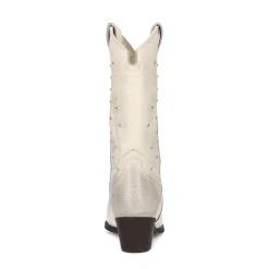 Off White Cowboy Enkellaarsjes Met Studs^Sacha New