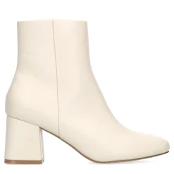 Off White Enkellaarsjes Met Blokhak^Sacha New