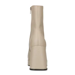 Off White Enkellaarsjes Met Plateau Blokhak^Sacha Shop