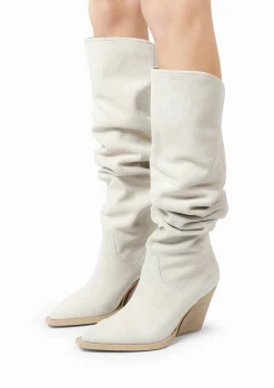 Off White Hoge Suede Cowboylaarzen^Sacha Best Sale