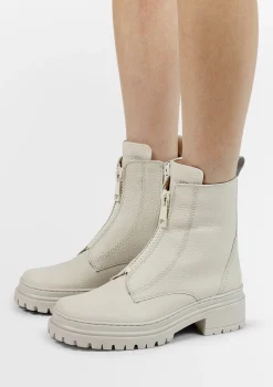 Off White Leren Biker Boots^Sacha Fashion