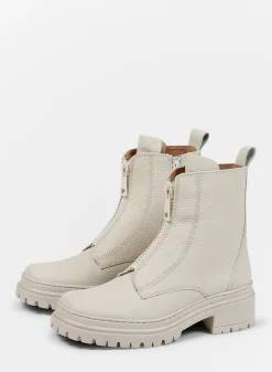 Off White Leren Biker Boots^Sacha Fashion