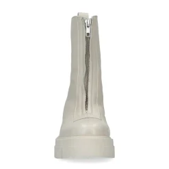 Off White Leren Chelsea Boots Met Rits^Sacha Best Sale