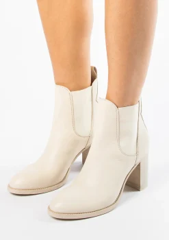 Off White Leren Chelsea Boots Met Hak^Sacha Shop