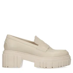 Off White Leren Chunky Loafers^Sacha New