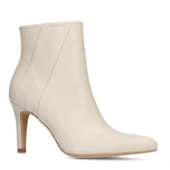 Off White Leren Enkellaarsjes Met Hak^Sacha Best Sale