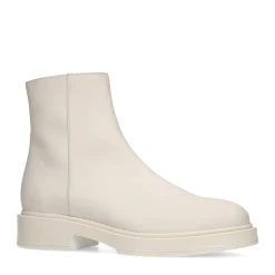 Off White Leren Enkellaarsjes^Sacha Cheap