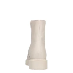 Off White Leren Enkellaarsjes^Sacha Cheap