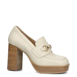 Off White Leren Loafers Met Hak^Sacha Best