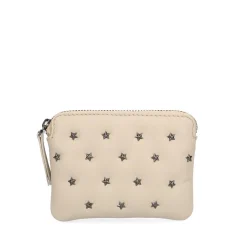 Off White Leren Portemonnee Met Studs^Sacha Best Sale