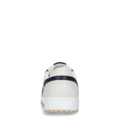 Off White Leren Sneakers Met Zwarte Details^Sacha Fashion