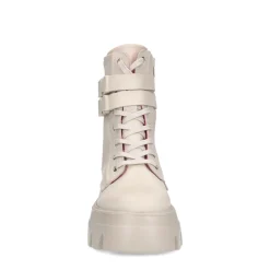 Off White Leren Veterboots^Sacha Sale