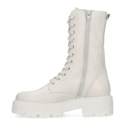 Off White Leren Veterlaarsjes^Sacha New