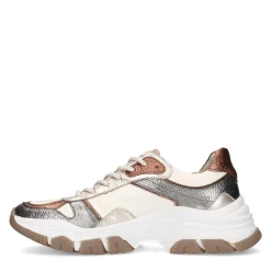 Off White Sneakers Met Metallic Details^Sacha New