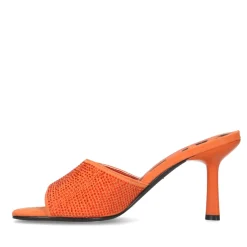 Oranje Muiltjes Met Strass^Sacha Store