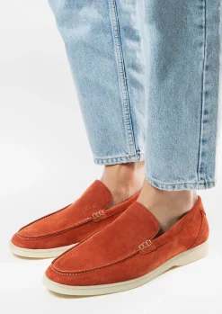 Oranje Suede Loafers^Sacha Online