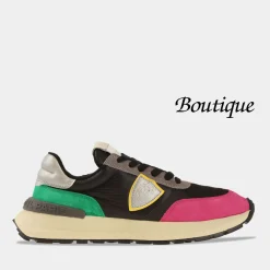 Philippe Model Antibes Low Groen/Roze Dames^Sacha Online