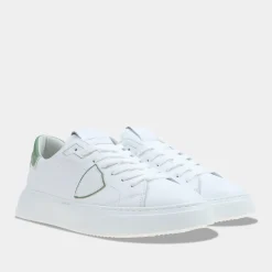 Philippe Model Temple Low Wit/Grijs Heren^Sacha Cheap