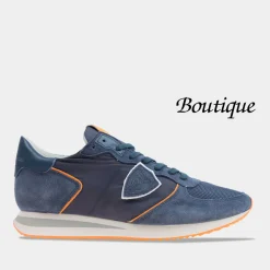 Philippe Model Trpx Low Blauw/Oranje Heren^Sacha Discount