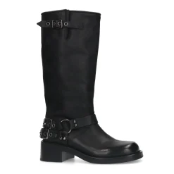 Pre-Order - Zwarte Buckle Biker Boots^Sacha Discount