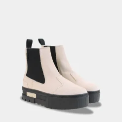 Puma Mayze Chelsea Beige/Zwart Dames^Sacha Best