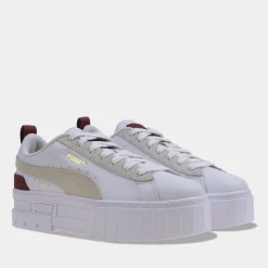 Puma Mayze Gentle Wit/Bordeaux Dames^Sacha Hot