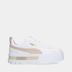 Puma Mayze Lth White/Peyote Dames Sneakers^Sacha Sale