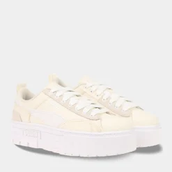 Puma Mayze Patchwork Wit/Creme Dames^Sacha Clearance