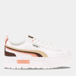 Puma Mayze Triplex Wit/Bruin Dames^Sacha Clearance