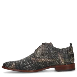 Rehab Greg Wood Donkergrijze Veterschoenen^Sacha Cheap