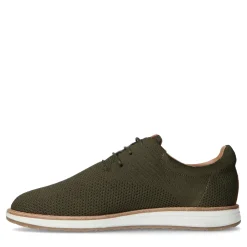 Rehab Nolan Knit Donkergroene Veterschoenen^Sacha Best