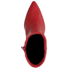 Rode Enkellaarsjes Met Naaldhak^Sacha Flash Sale