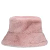 Roze Bucket Hat Van Imitatiebont^Sacha Discount