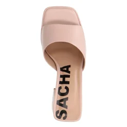 Roze Muiltjes Met Plateau Hak^Sacha Clearance