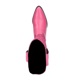 Roze Suede Cowboylaarzen^Sacha Flash Sale