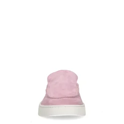 Roze Suede Loafers Met Plateau Zool^Sacha Fashion