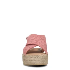 Roze Suede Plateau Sandalen^Sacha Cheap