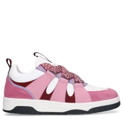 Roze Suede Sneakers Met Chunky Veters^Sacha Outlet