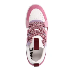 Roze Suede Sneakers Met Chunky Veters^Sacha Outlet