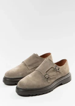 Taupe Chunky Monk Sneakers^Sacha Clearance
