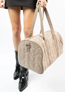 Taupe Handtas Met Gestikte Details^Sacha Discount