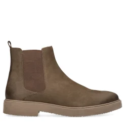Taupe Nubuck Chelsea Boots^Sacha Cheap
