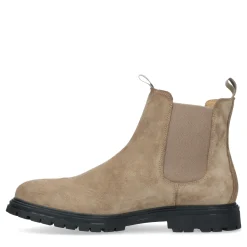 Taupe Suede Chelsea Boots^Sacha Shop