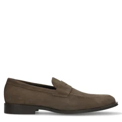 Taupe Suede Klassieke Loafers^Sacha Sale