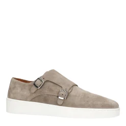 Taupe Suede Monk Sneakers^Sacha Outlet
