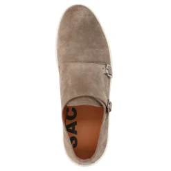 Taupe Suede Monk Sneakers^Sacha Outlet
