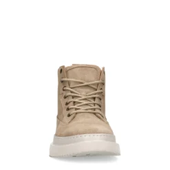 Taupe Suede Veterboots^Sacha Store