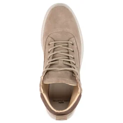 Taupe Suede Veterboots^Sacha Store