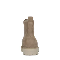 Taupe Suede Veterboots^Sacha Online