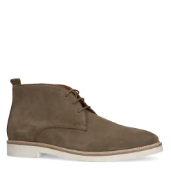 Taupe Suede Veterboots^Sacha Discount
